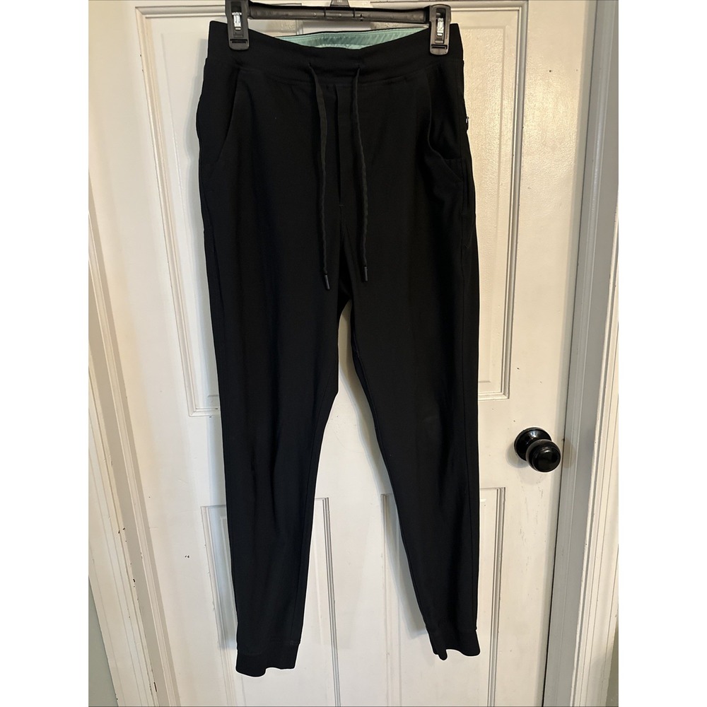 Birddogs Pants Boom Stick Joggers Black Golf Sweatpants Drawstring Size Medium